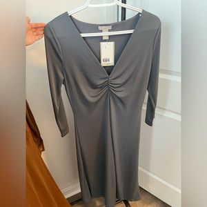 NWT H&M grey long sleeve dress. Size M